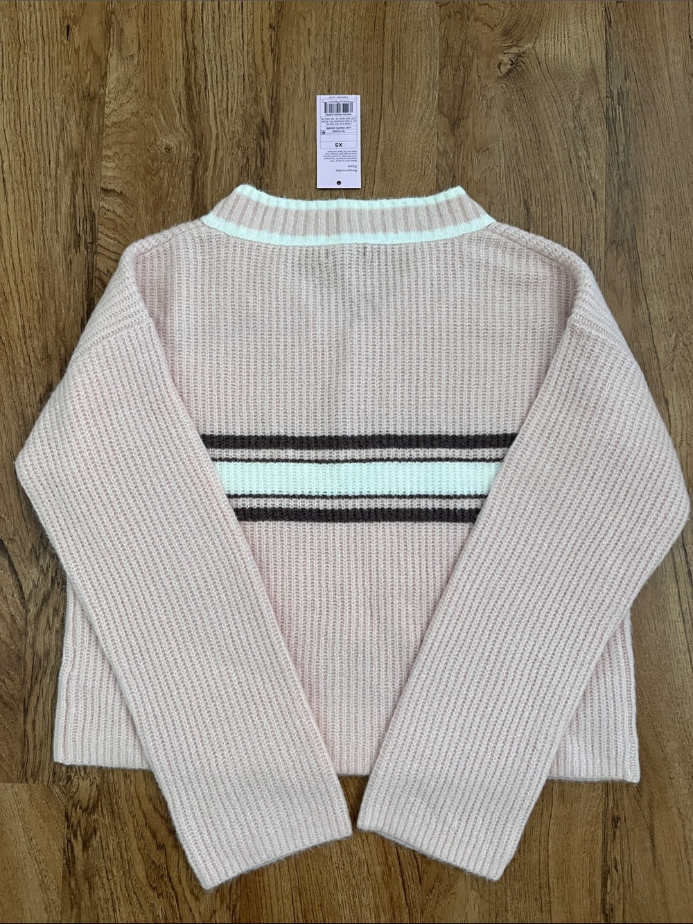 ▪️HP▪️NWT Wild Fable V-Neck Striped Sweater - Picture 6 of 7